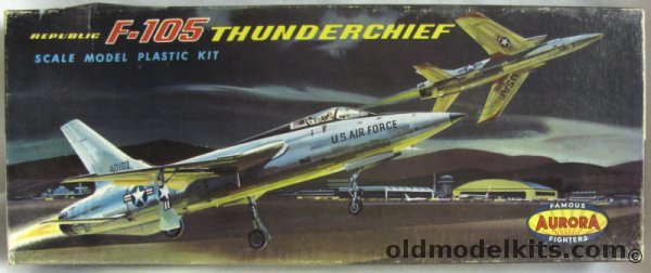 Aurora 1/78 F-105 Thunderchief, 123-98 plastic model kit